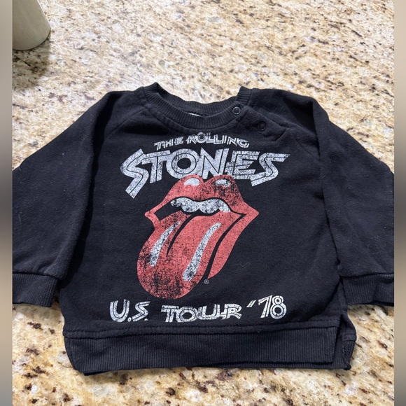The Rolling Stones Baby Rock Band Sweatshirt LS 18M 18 Months - Picture 1 of 7